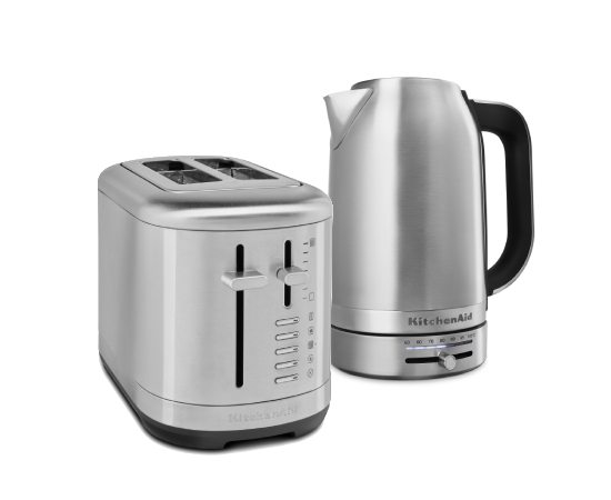 KitchenAid Toaster - Wasserkocher mit Temperaturregelung Set - Edelstahl