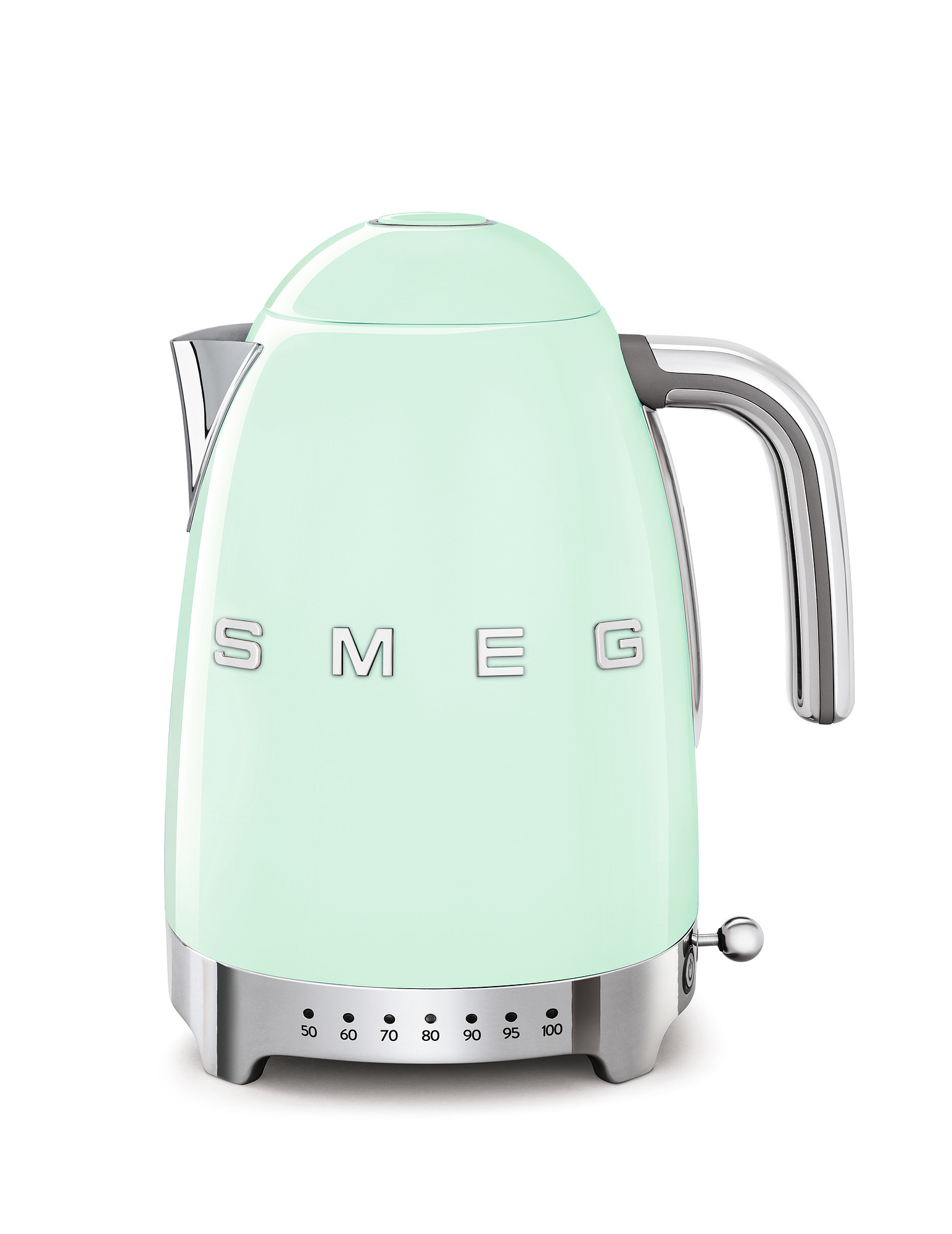 SMEG Wasserkocher Temperaturregelung Pastellgrün SMEG Wasserkocher Temperaturregelung Pastellgrün