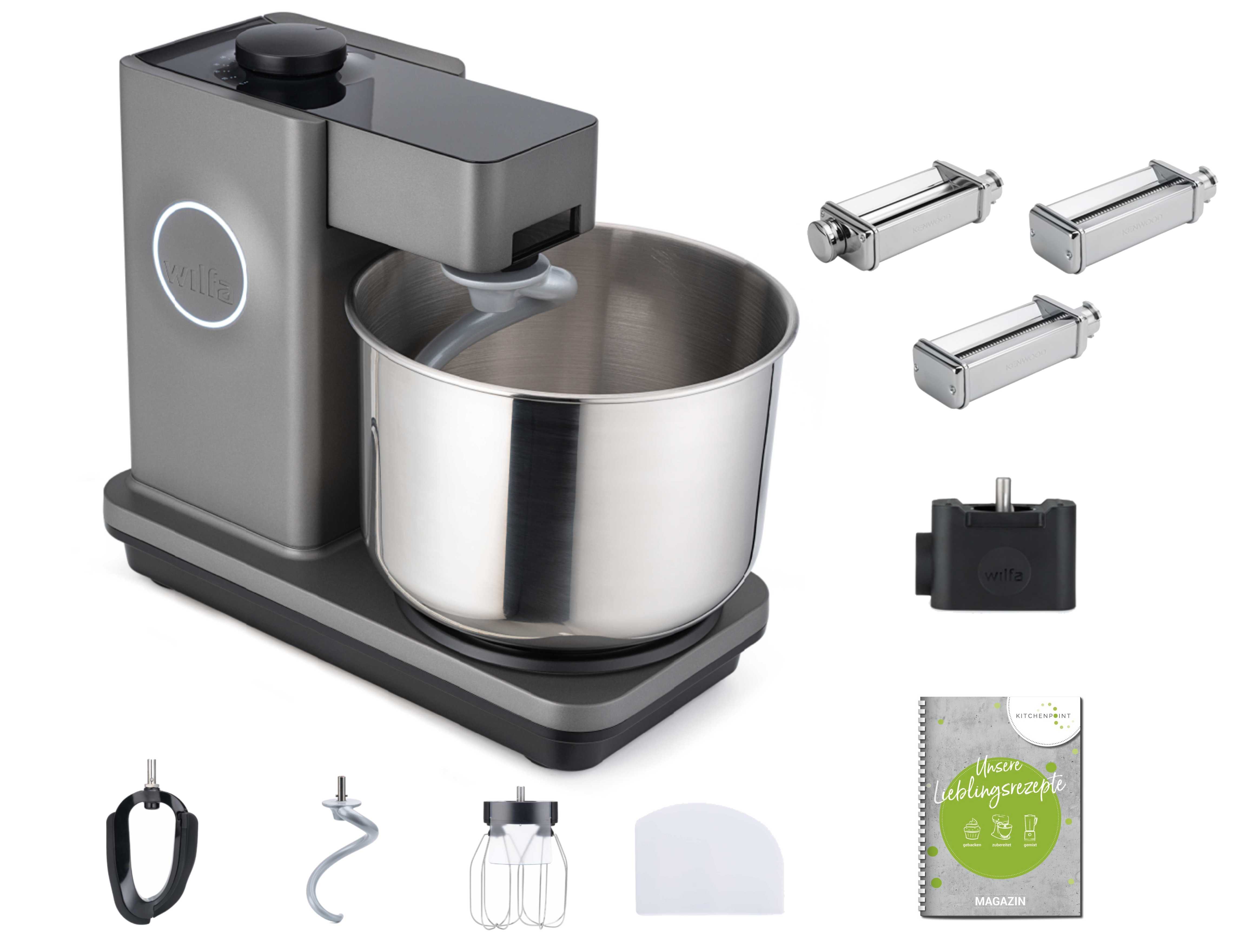 Wilfa Küchenmaschine Probaker grau - Pasta Set