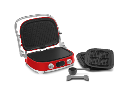 Smeg 50's Style Kontaktgrill - Rot