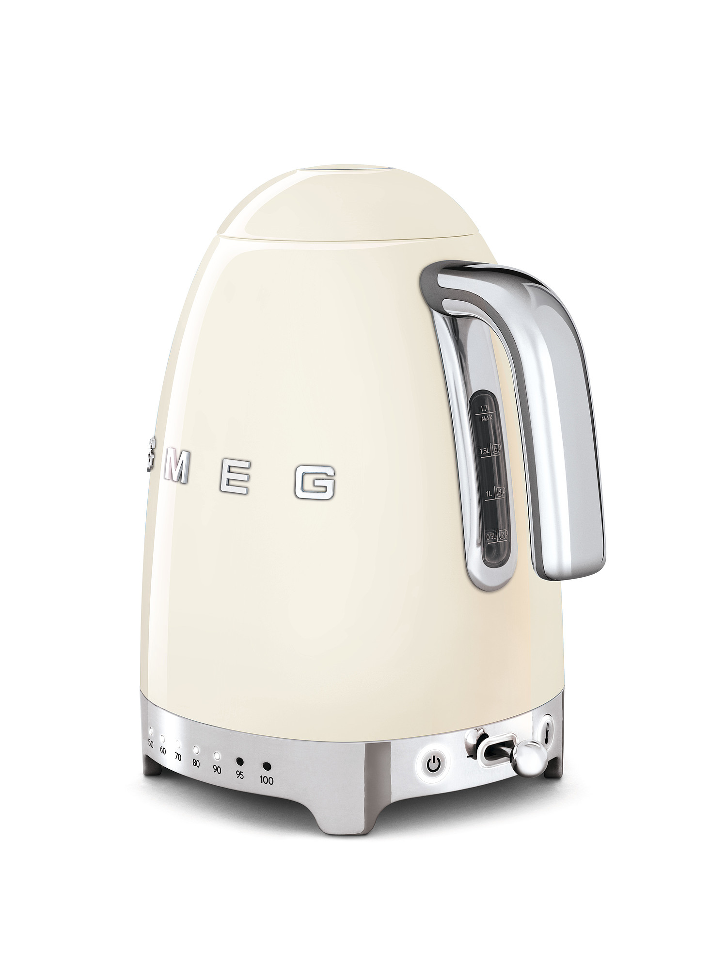 SMEG Wasserkocher mit Temperaturregelung - Toaster Set Creme