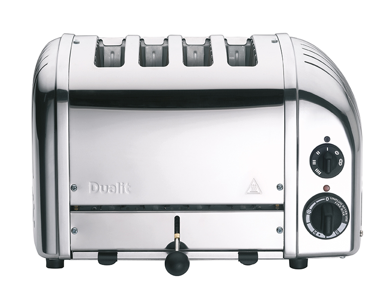 Dualit Classic Toaster Aluminium Poliert 4 Scheiben