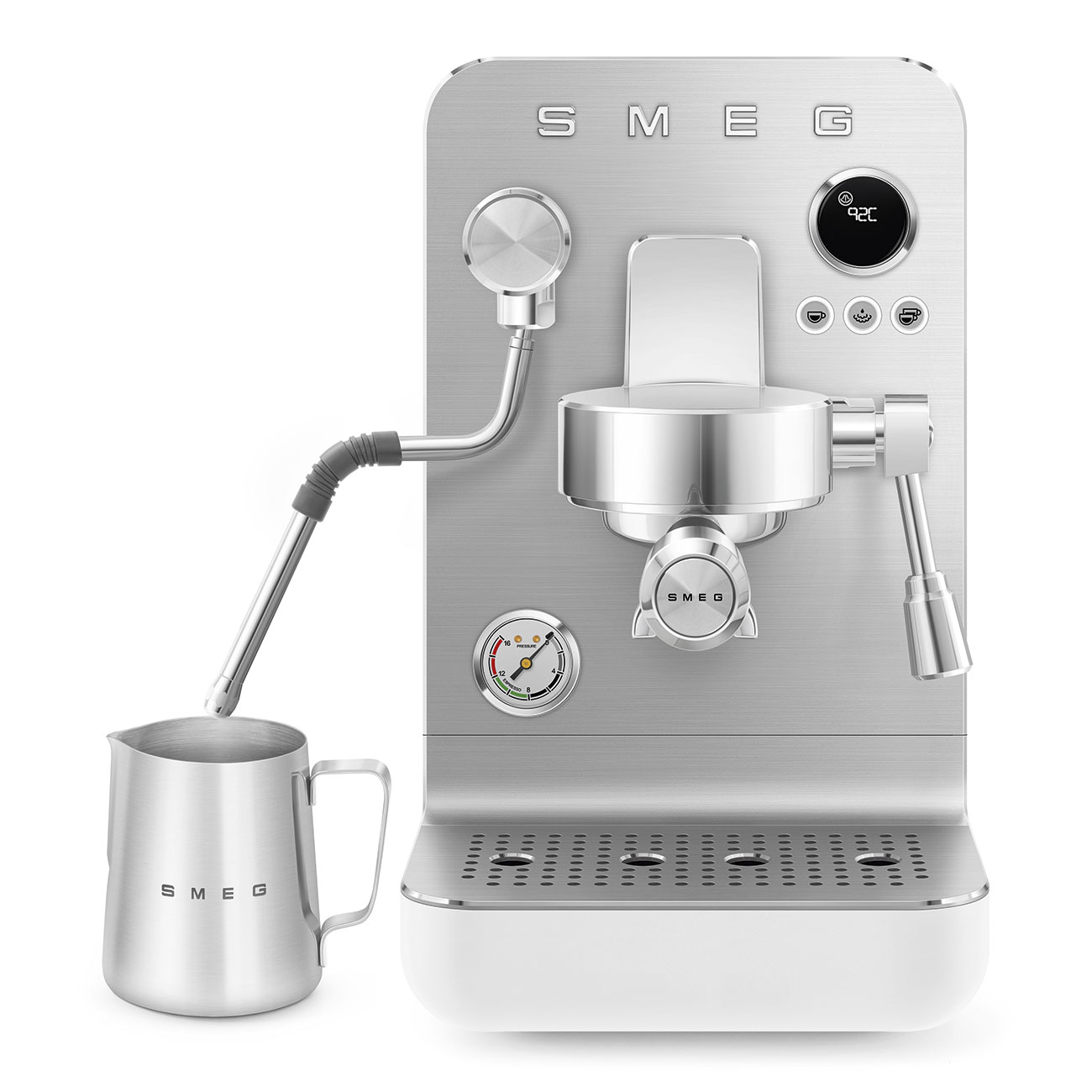Smeg Espresso-Kaffeemaschine Minipro - Weiß-Matt