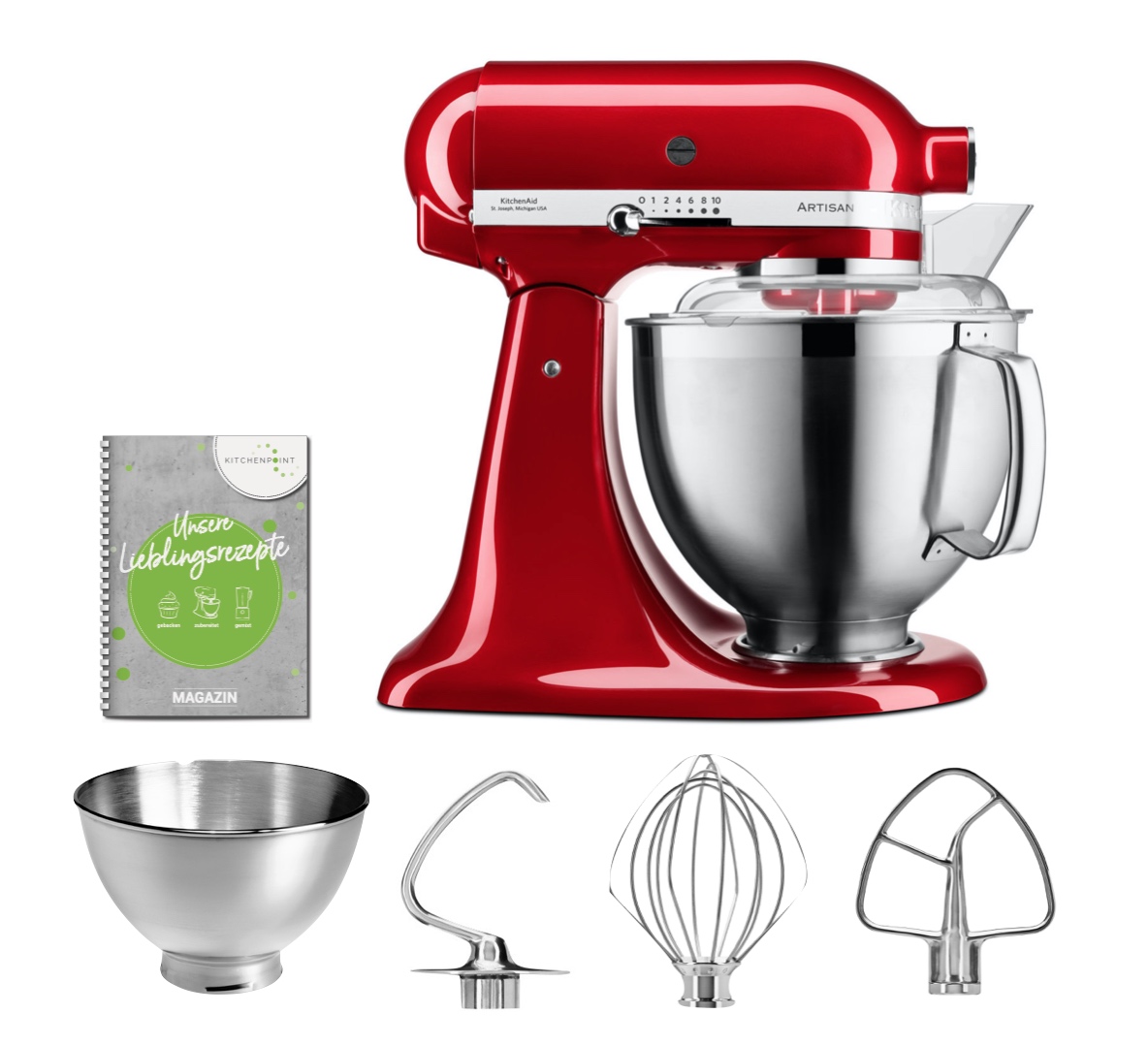 KitchenAid Küchenmaschine 185 Candy Apple KitchenAid Küchenmaschine 185 Candy Apple