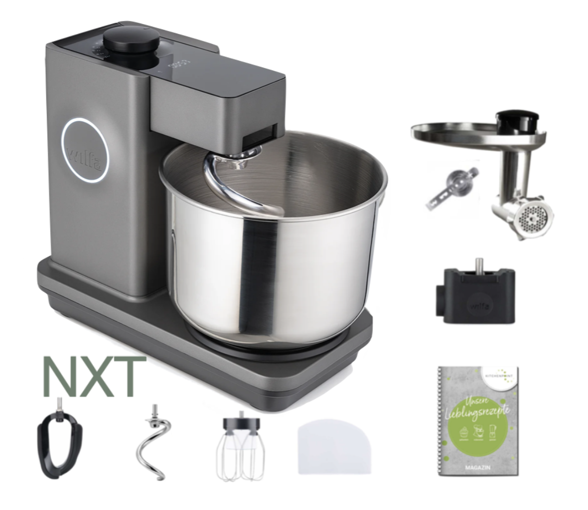 Wilfa Küchenmaschine PROBAKER NXT, Grau - Back Set