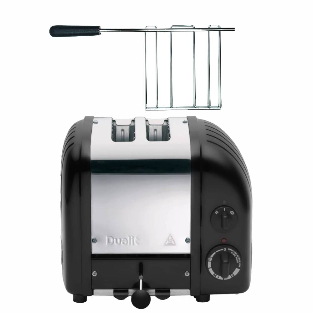 Dualit Classic Toaster 2 Scheiben Matt Schwarz - Aktions Set Dualit Classic Toaster 2 Scheiben Matt Schwarz - Aktions Set