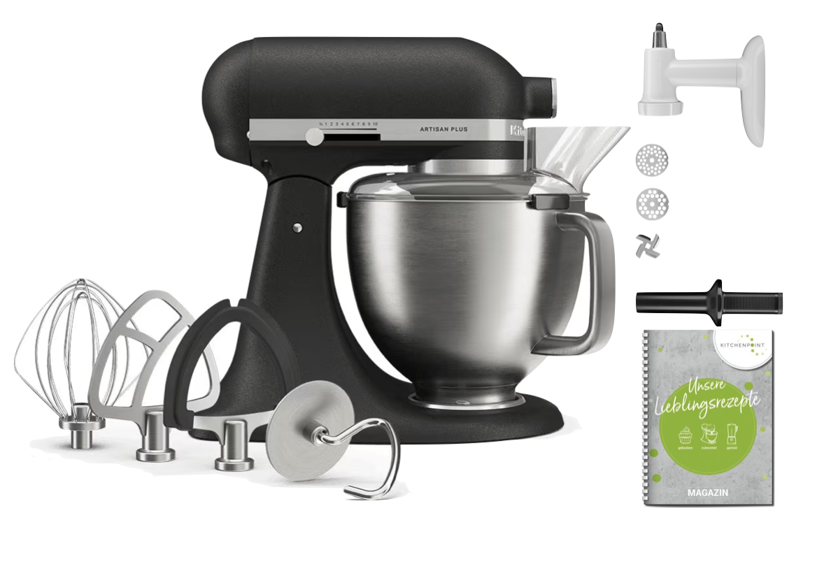 KitchenAid Küchenmaschine Artisan Plus 4,7L GUSSEISEN SCHWARZ - Back Set