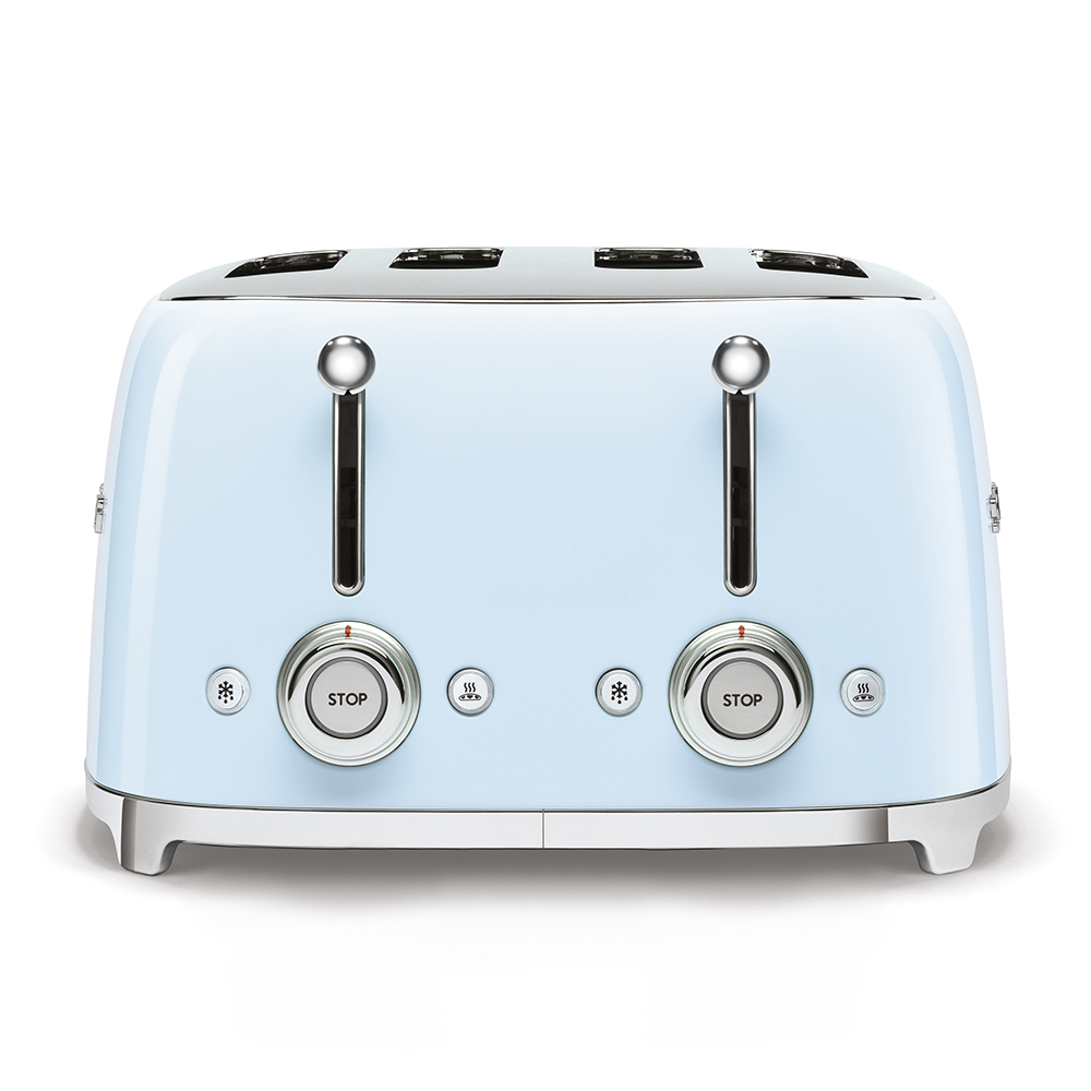 SMEG Toaster 4 Schlitze Pastellblau