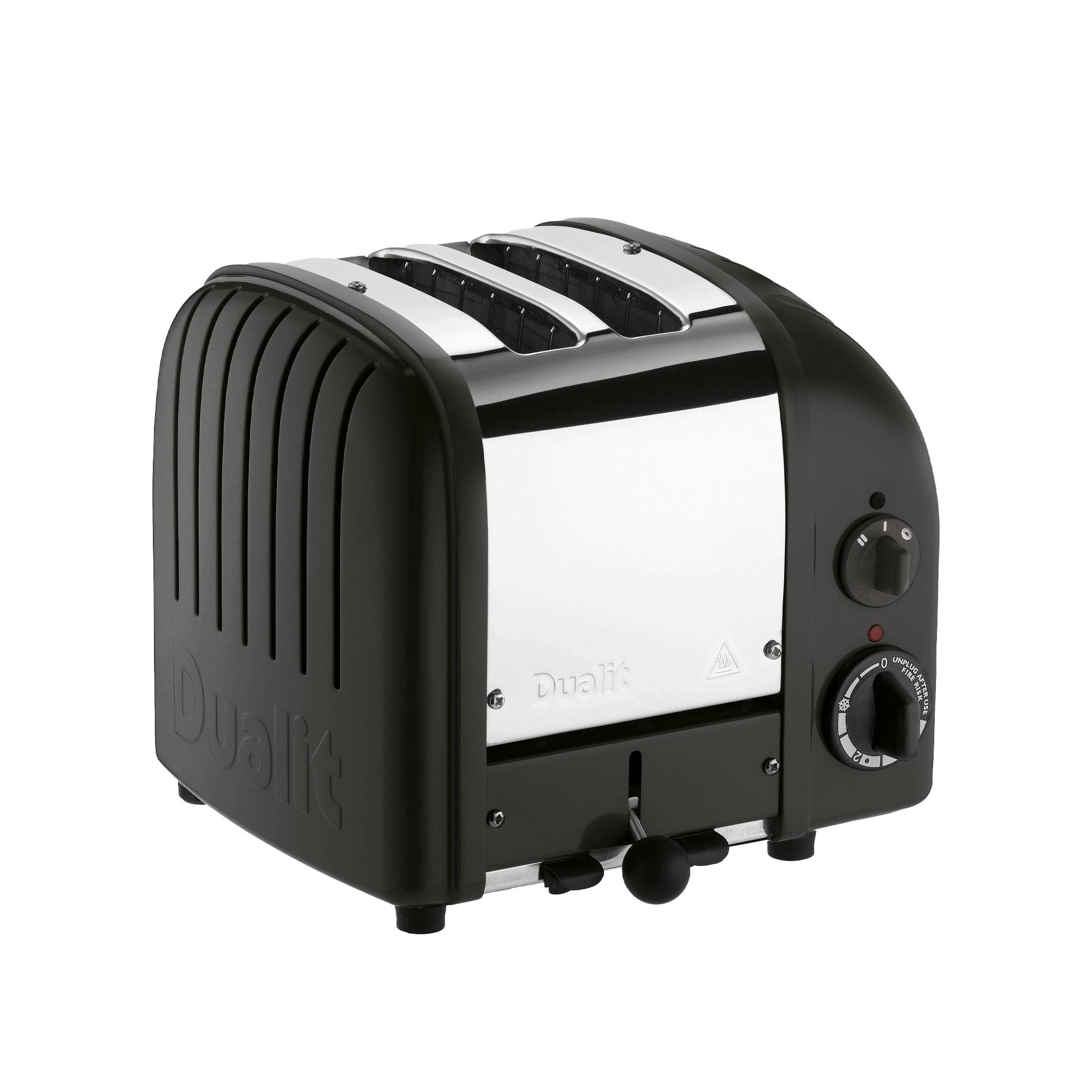 Dualit Classic Toaster 2 Scheiben Matt Schwarz - Aktions Set