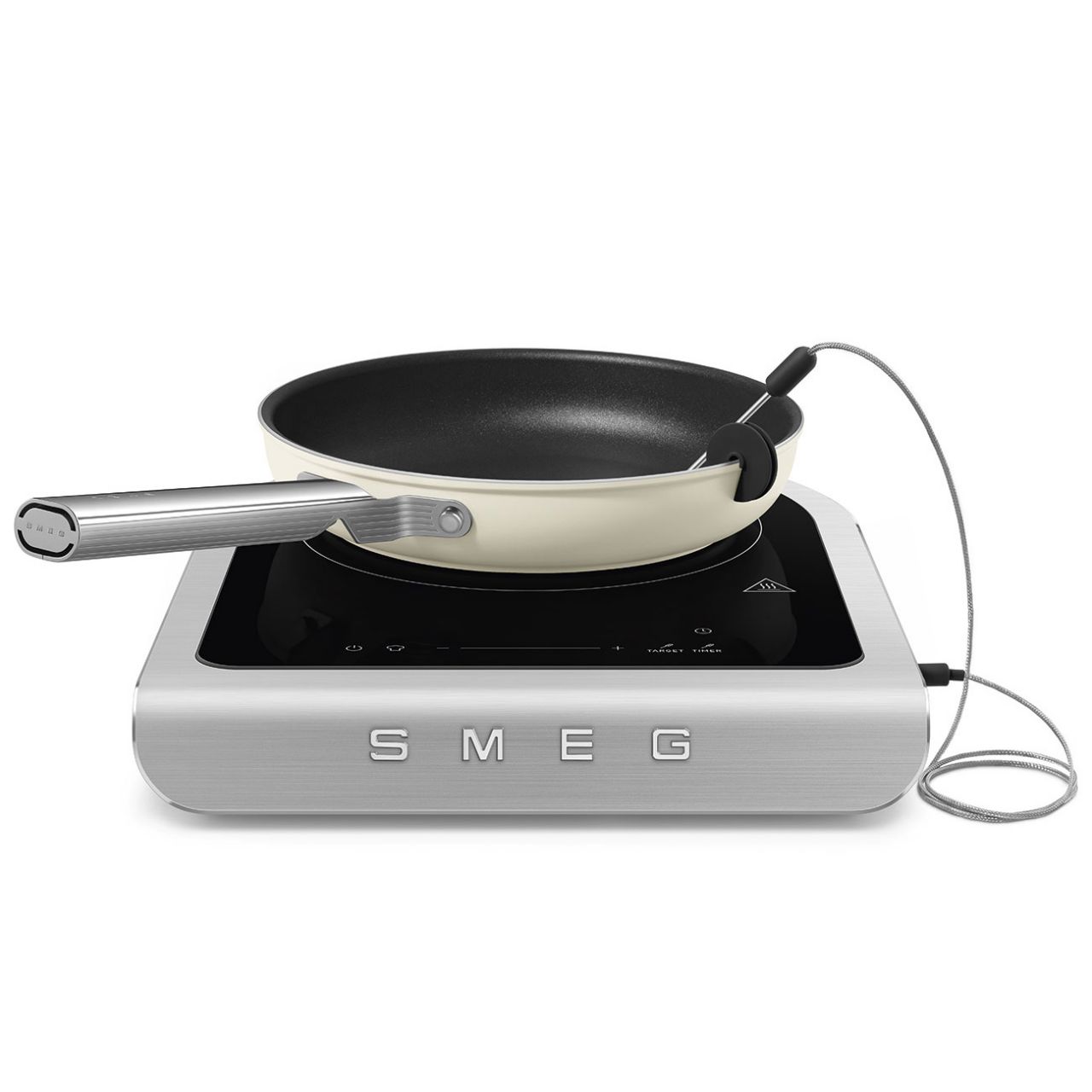 Smeg Portables Tisch-Induktionskochfeld - Schwarz-Matt