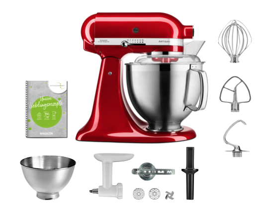 KitchenAid Küchenmaschine 185 Back Set Candy Apple KitchenAid Küchenmaschine 185 Back Set Candy Apple