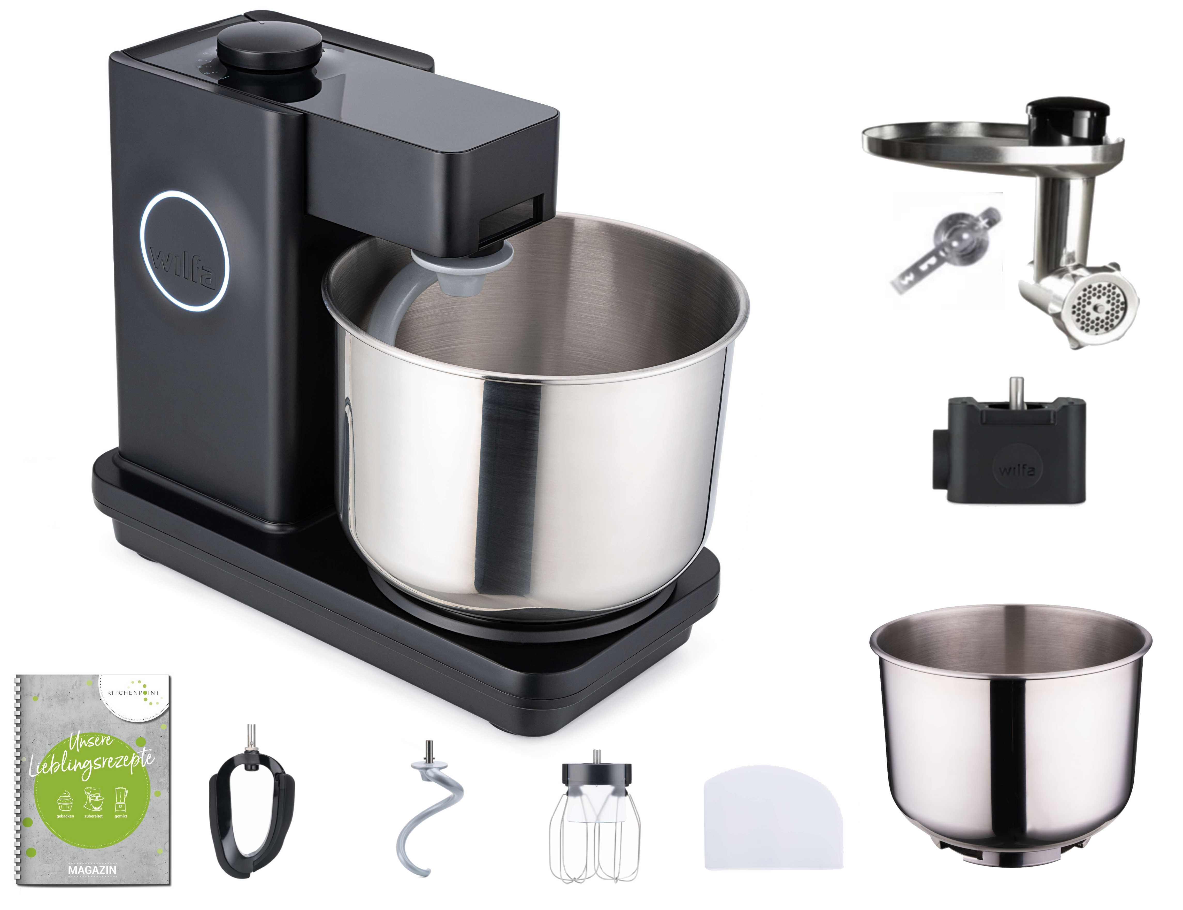 Wilfa Küchenmaschine Probaker schwarz - Back Mega Set