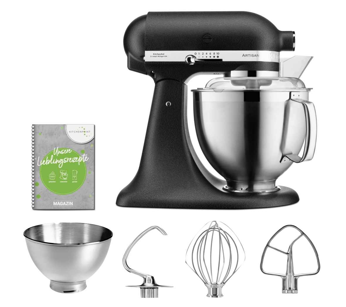 KitchenAid Küchenmaschine 185 Imperial Schwarz KitchenAid Küchenmaschine 185 Imperial Schwarz