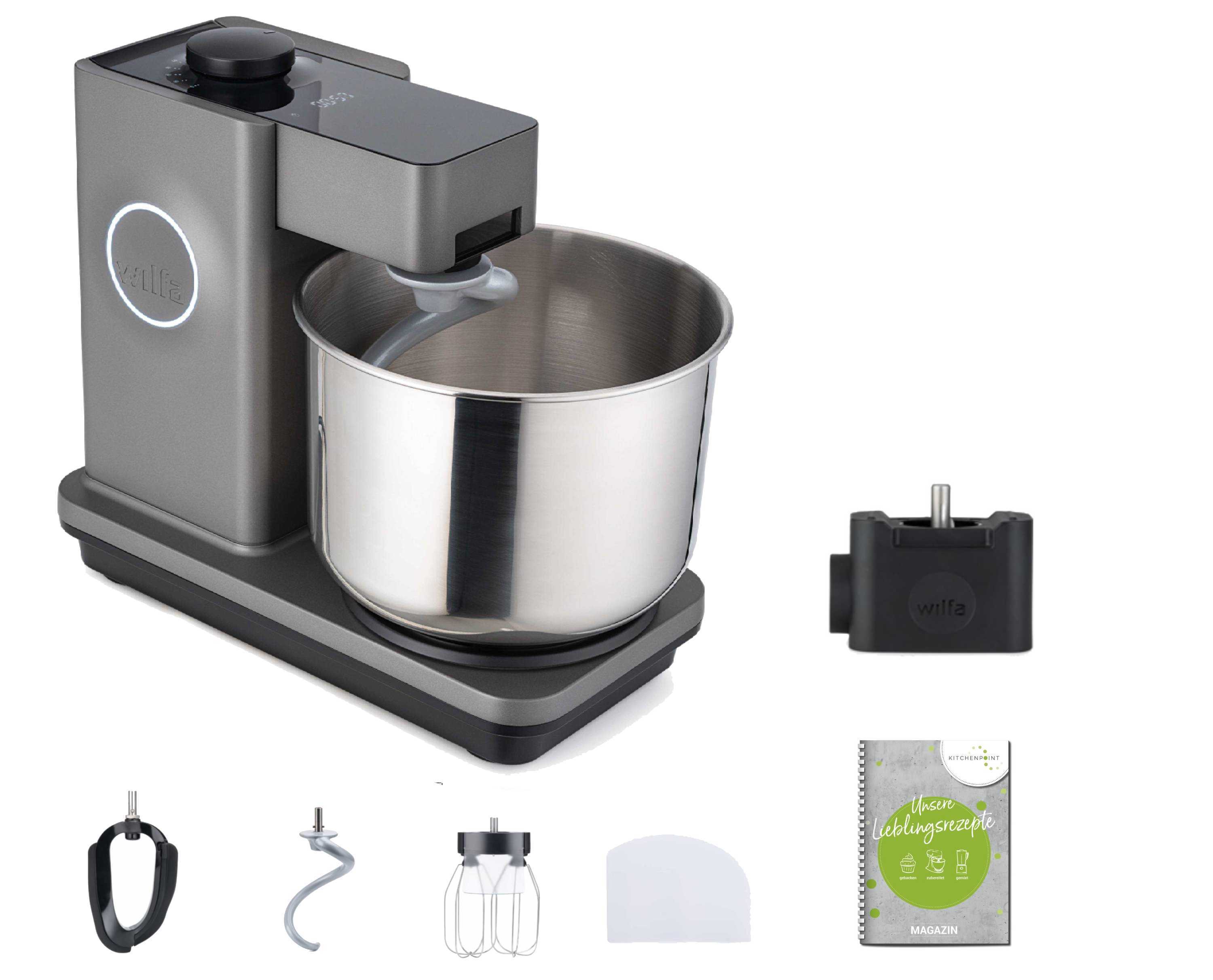 Wilfa Küchenmaschine Probaker Timer grau - Adapter Set