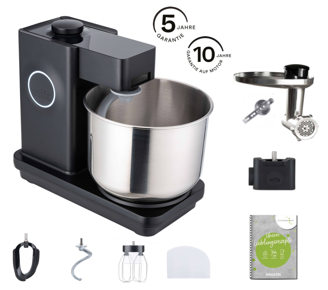 Wilfa Küchenmaschine Probaker schwarz - Back Set