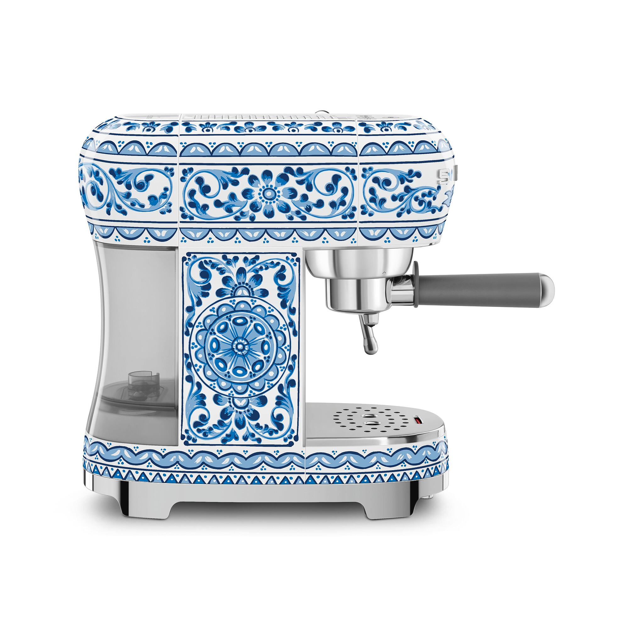 SMEG Espressomaschine Set Dolce & Gabbana Blu Mediterraneo
