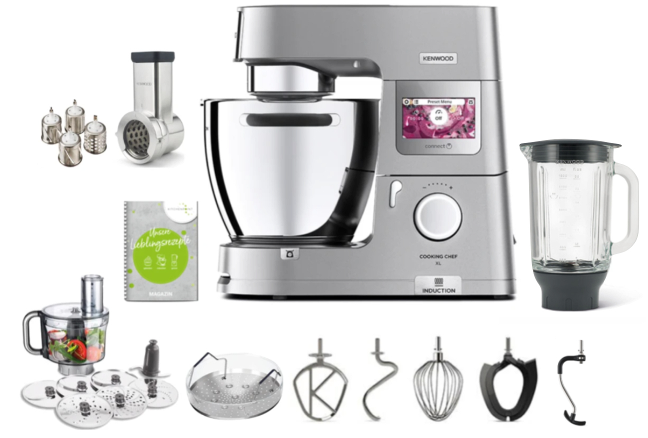 Kenwood Cooking CHEF XL Connect - Gemüse Set - KCL95.424SI - Kitchenpoint.de