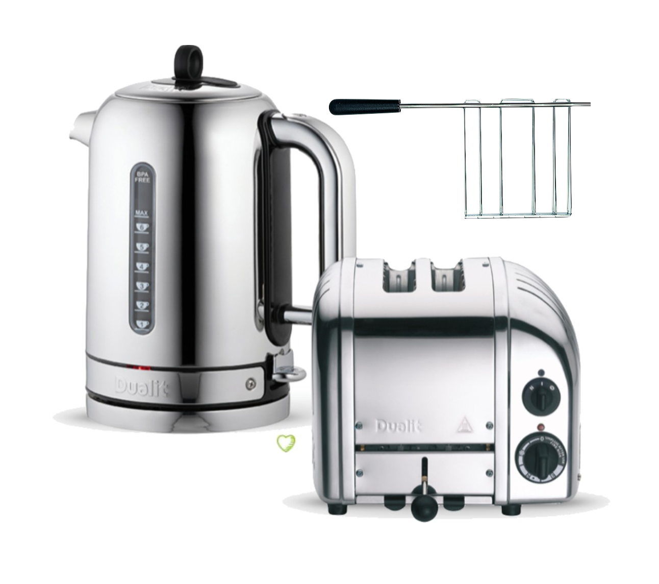 Dualit Classic Toaster 2 Scheiben Aluminium poliert - Black Week Set - Kitchenpoint.de