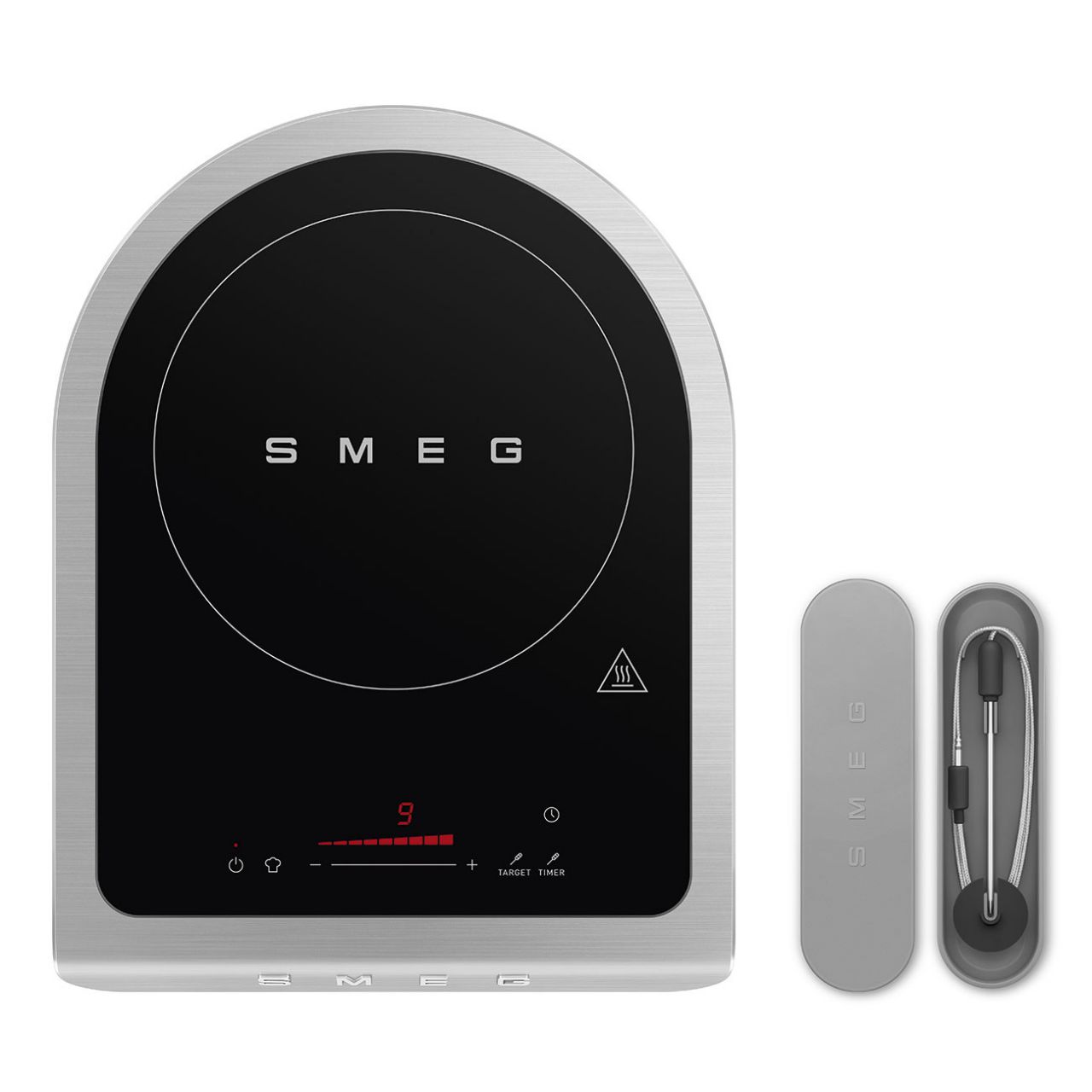 Smeg Portables Tisch-Induktionskochfeld - Schwarz-Matt