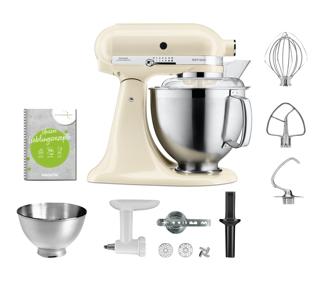 KitchenAid Küchenmaschine 185 Back Set Creme KitchenAid Küchenmaschine 185 Back Set Creme