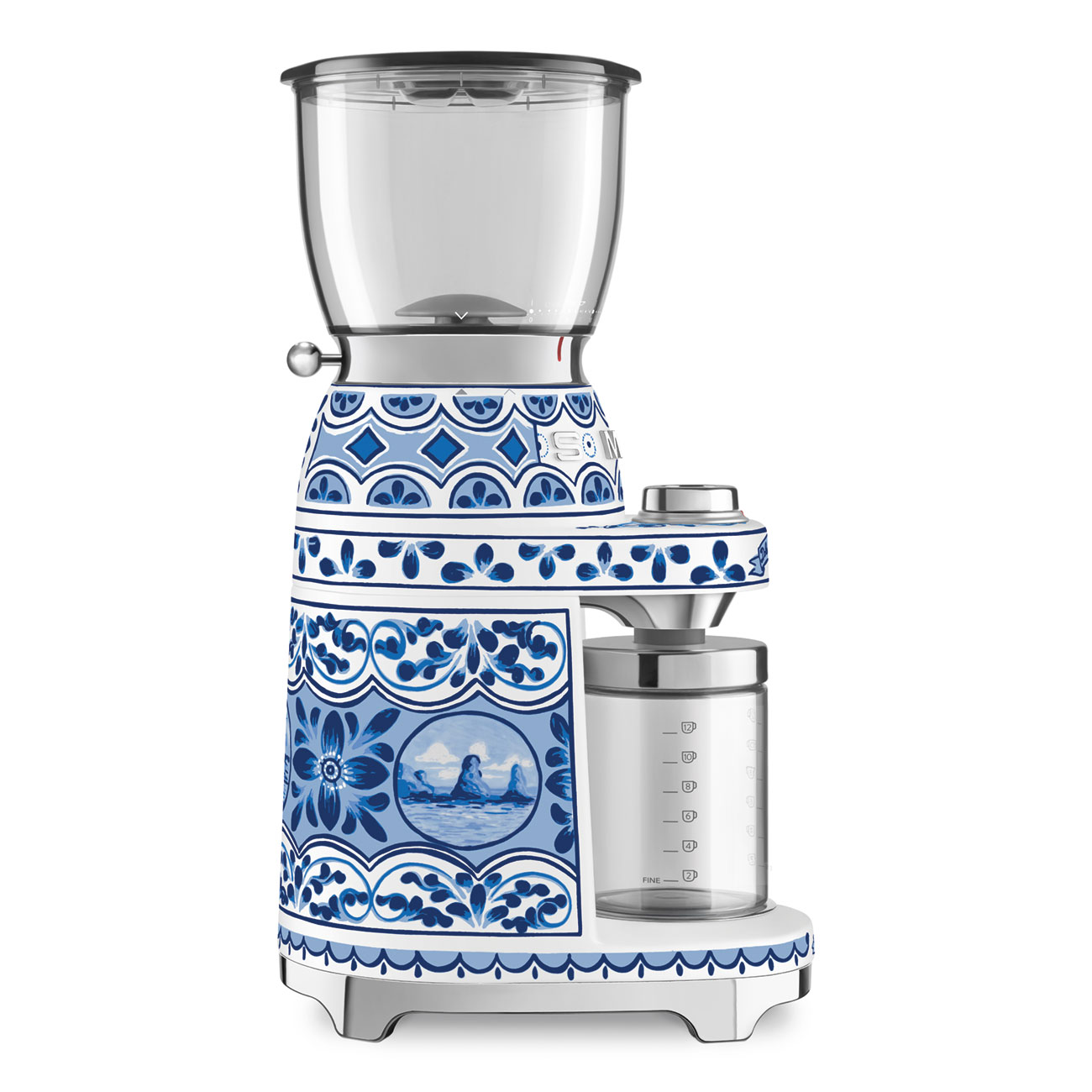 SMEG Espressomaschine Set Dolce & Gabbana Blu Mediterraneo