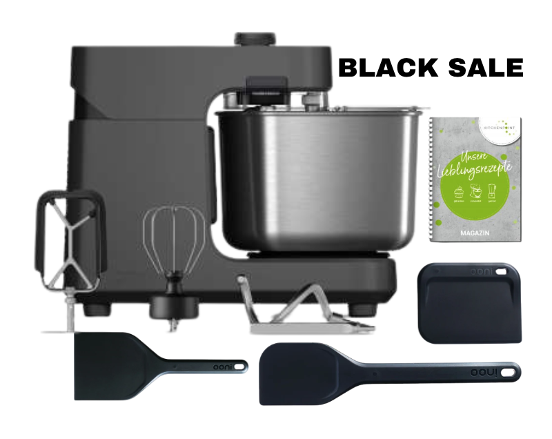 Ooni Halo Pro Spiralkneter Küchenmaschine Dark Grey - Black Week Set
