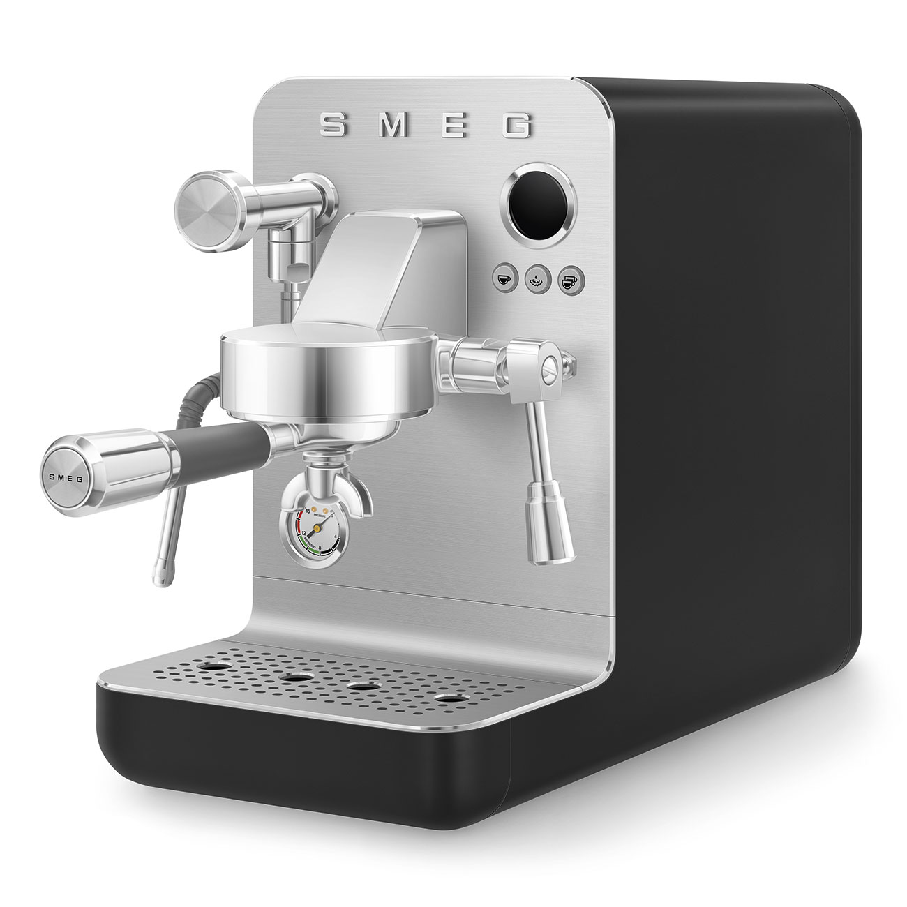 Smeg Espresso-Kaffeemaschine Minipro - Schwarz Matt