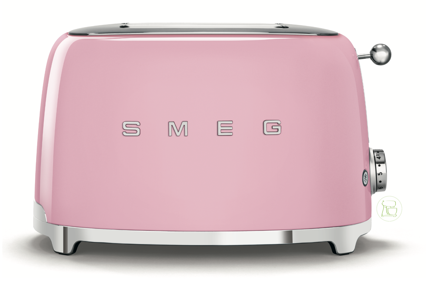 SMEG Toaster TSF01 mit Brötchenaufsatz Cadillac Pink