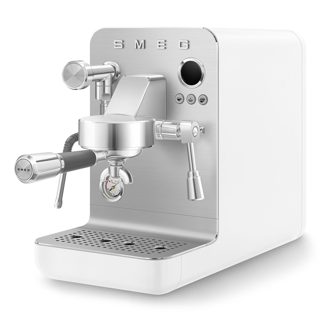Smeg Espresso-Kaffeemaschine Minipro - Weiß-Matt