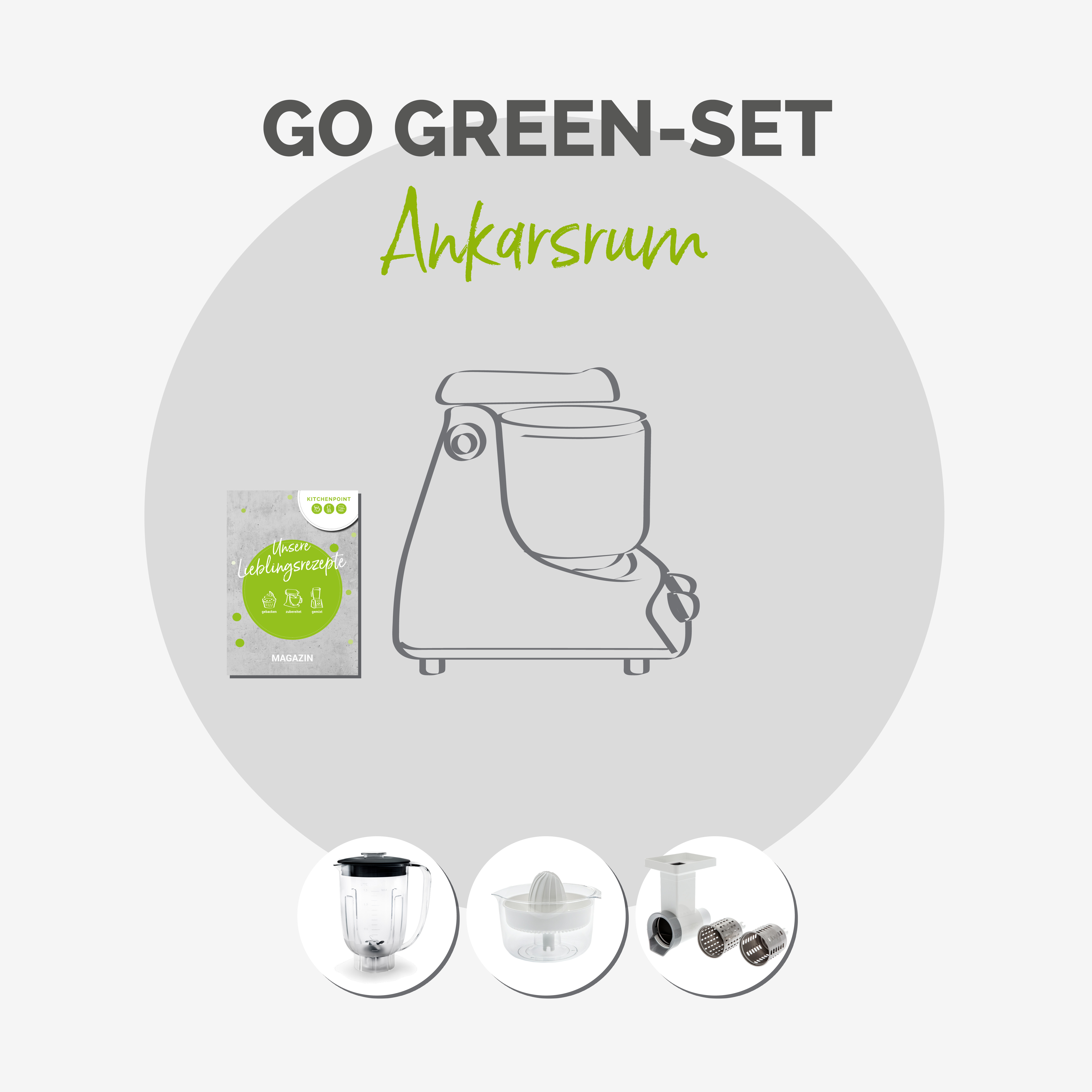 Ankarsrum Go Green Paket