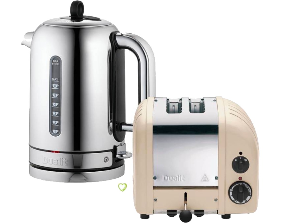 Dualit Wasserkocher - Toaster Set Classic Creme Dualit Wasserkocher - Toaster Set Classic Creme