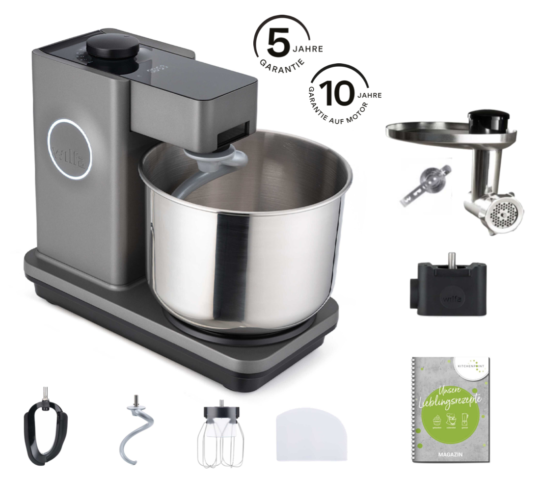 Wilfa Küchenmaschine Probaker Timer grau - Back Set