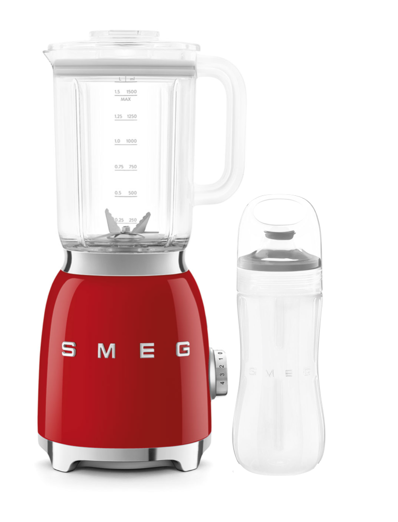 SMEG Blender Rot - inkl. Flasche