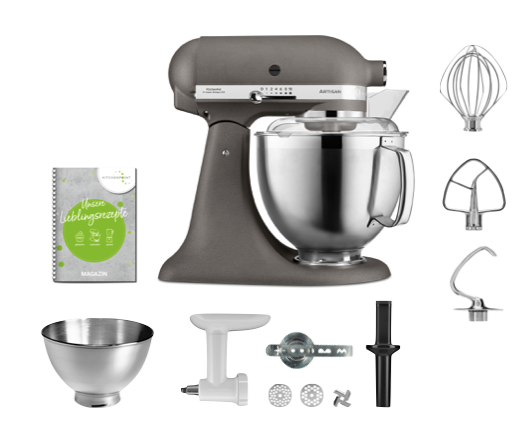 KitchenAid Küchenmaschine 185 Back Set Grau KitchenAid Küchenmaschine 185 Back Set Grau