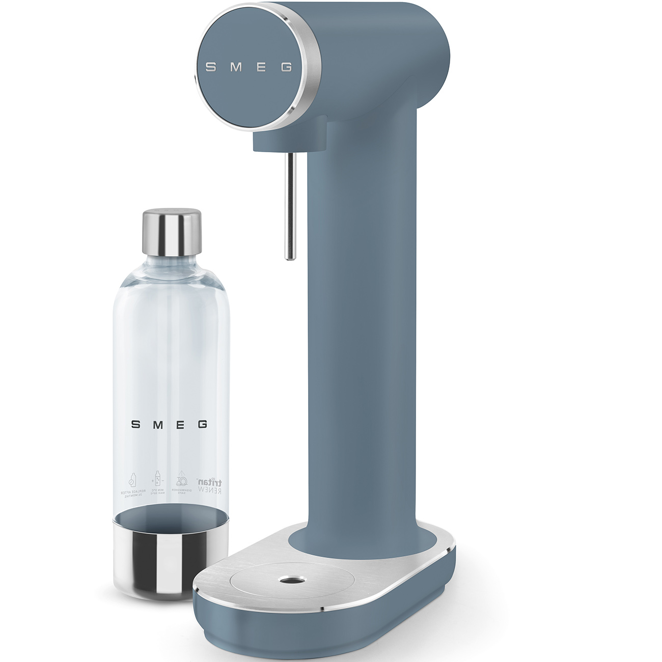 Smeg Wassersprudler Storm Blue-Matt