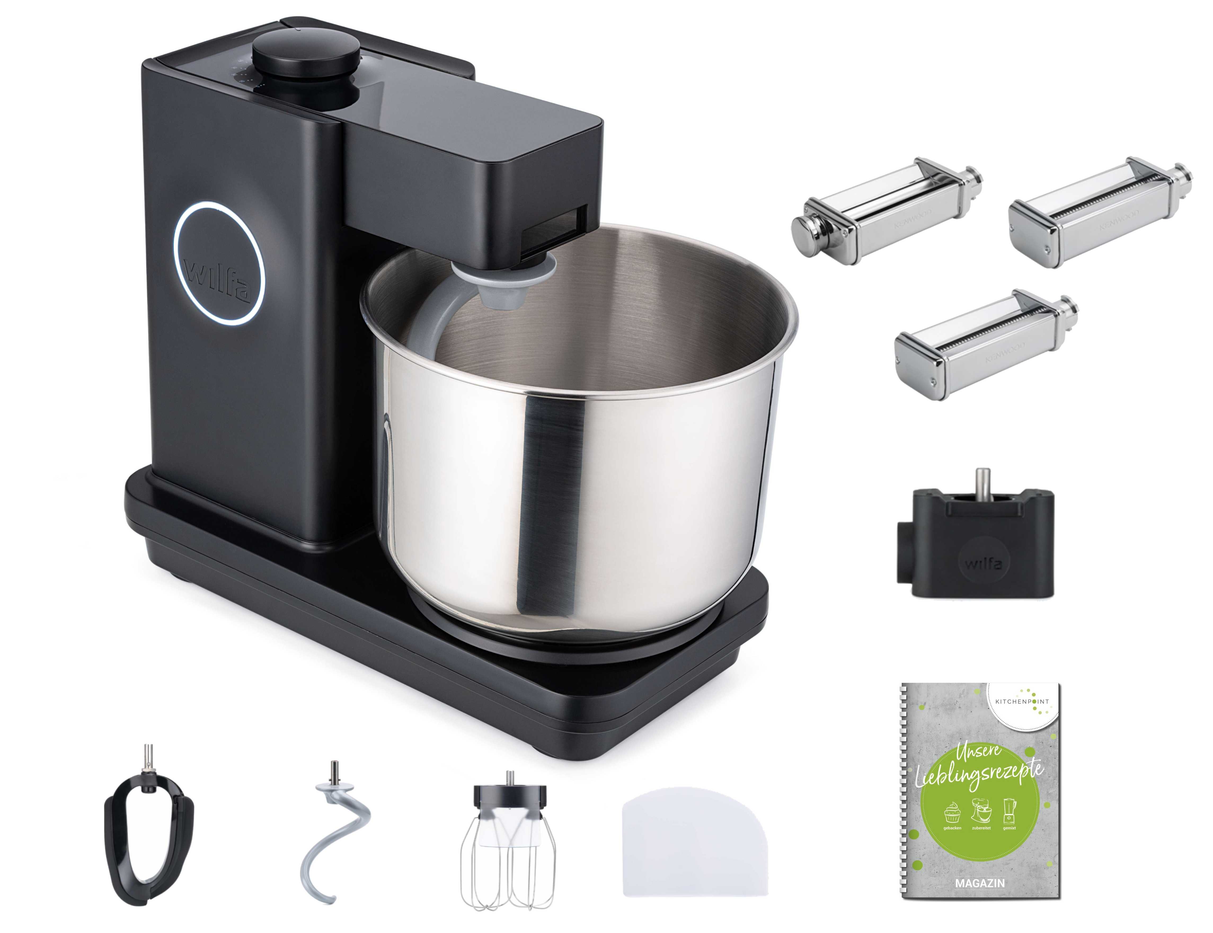 Wilfa Küchenmaschine Probaker schwarz - Pasta Set