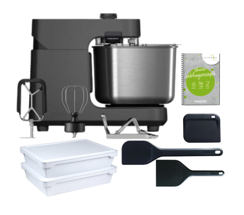 Ooni Halo Pro Spiralkneter Dark Grey - Pizza Set - Kitchenpoint.de