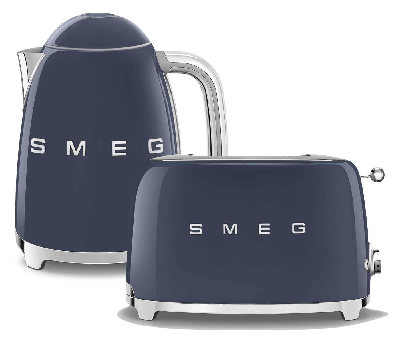 SMEG Wasserkocher - Toaster Set Navy Blue
