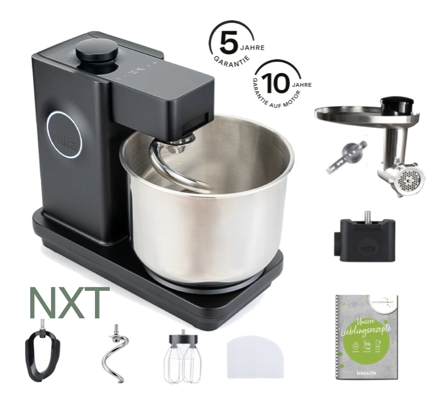 Wilfa Küchenmaschine PROBAKER NXT, Schwarz - Back Set