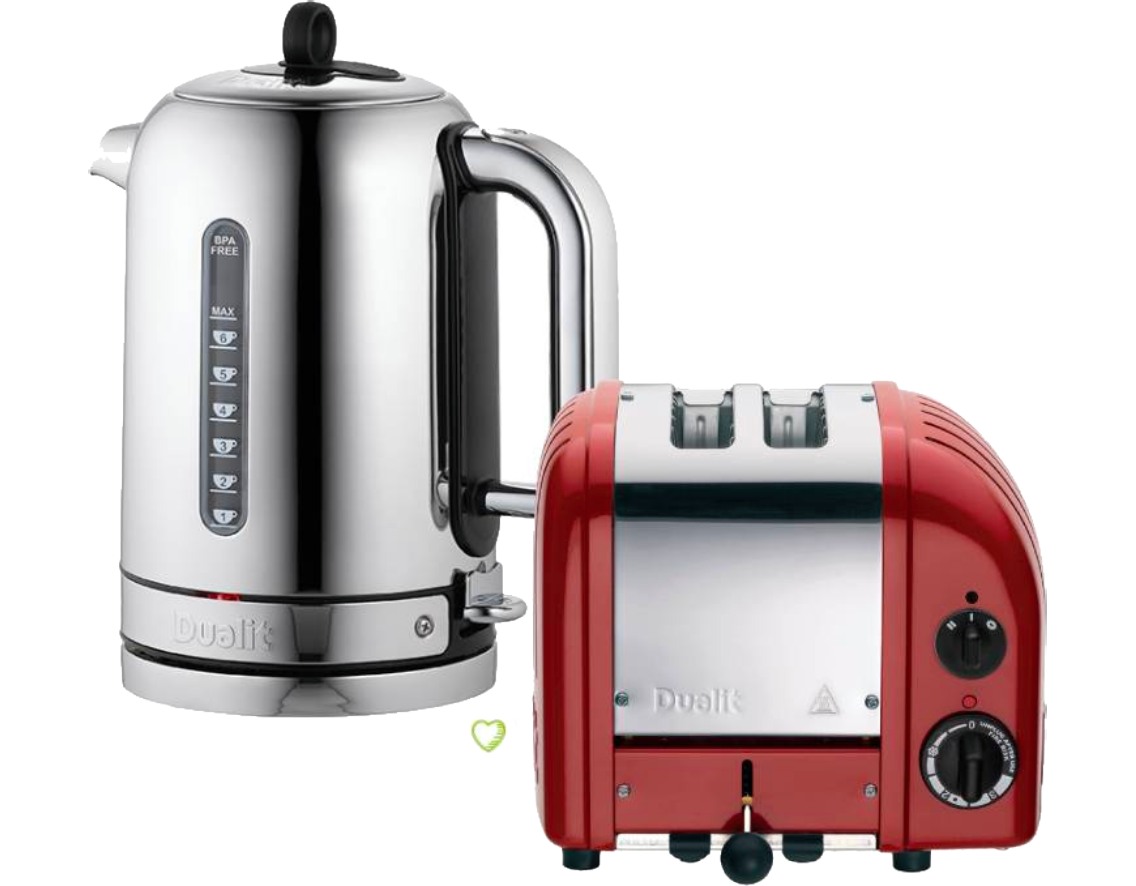 Dualit Wasserkocher - Toaster Set Classic Rot