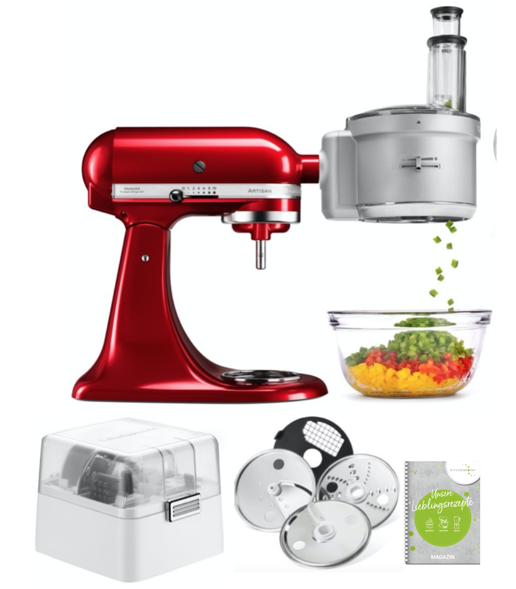 KitchenAid Foodprocessor Vorsatz mit Zubehör KitchenAid Foodprocessor Vorsatz mit Zubehör