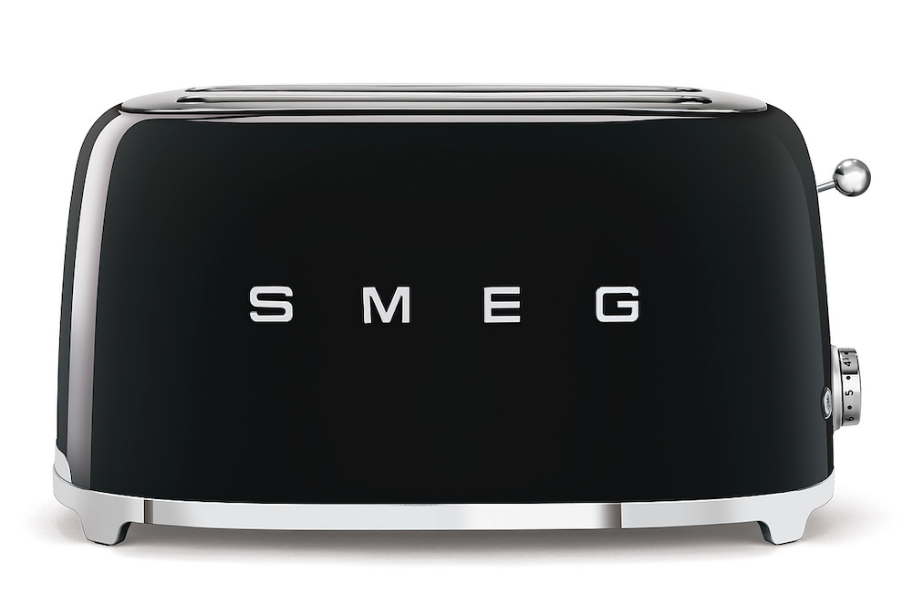 SMEG 4 Scheiben Toaster lang Schwarz SMEG 4 Scheiben Toaster lang Schwarz