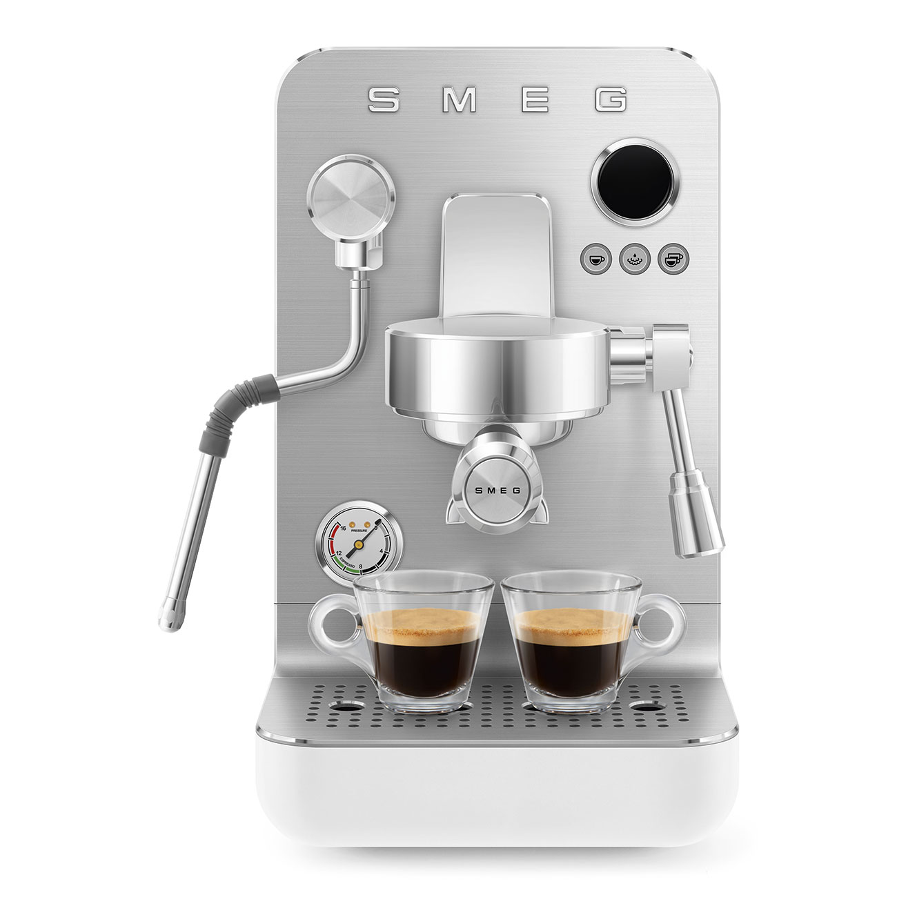 Smeg Espresso-Kaffeemaschine Minipro - Weiß-Matt