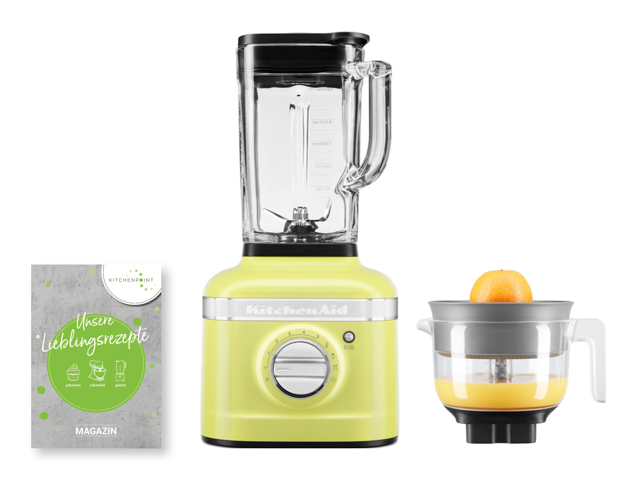 KitchenAid Blender K400 Zitruspressen Set Kyoto Glow KitchenAid Blender K400 Zitruspressen Set Kyoto Glow