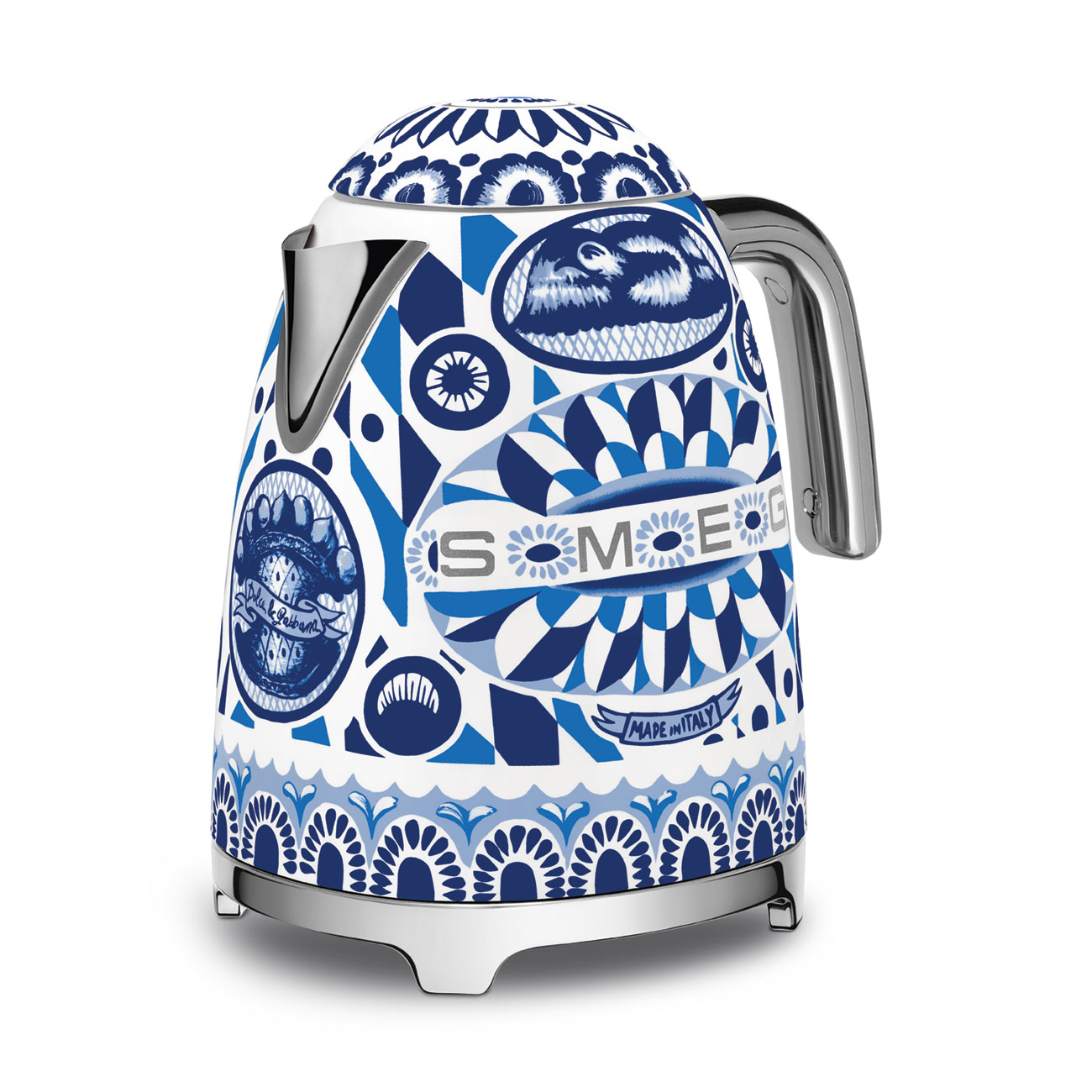 SMEG Wasserkocher Dolce & Gabbana Blu Mediterraneo SMEG Wasserkocher Dolce & Gabbana Blu Mediterraneo
