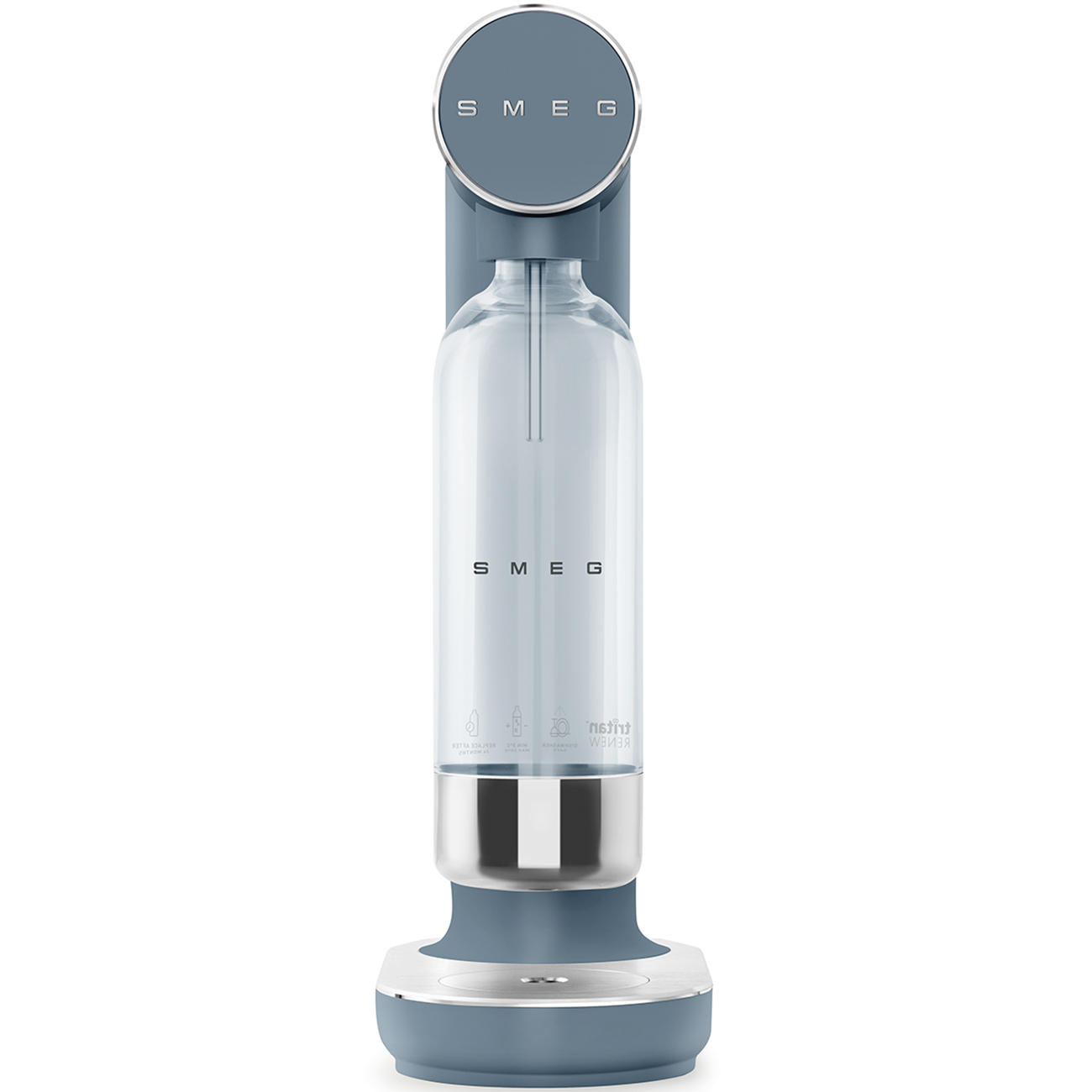 Smeg Wassersprudler Storm Blue-Matt