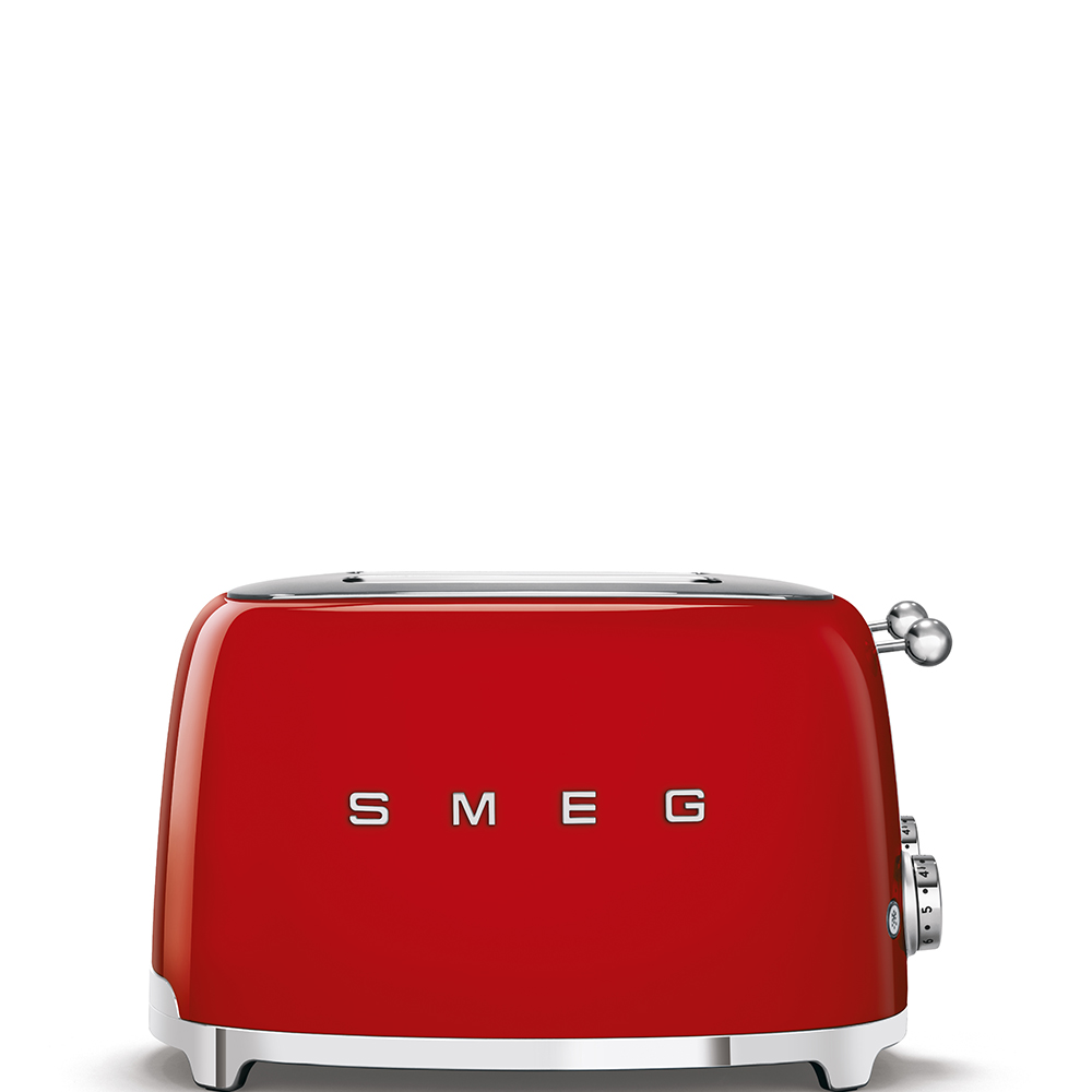 SMEG Toaster 4 Schlitze rot